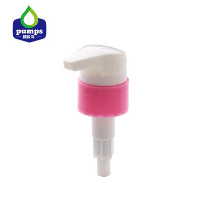 Bomba rosada modificada para requisitos particulares artículo de la loción/bomba acanalada del jabón de la mano que hace espuma