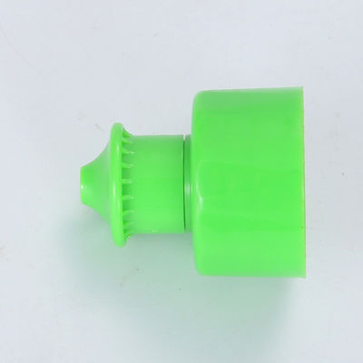 Tipo abierto tapones de tuerca plásticos verdes 24/410 28/410 para el hogar