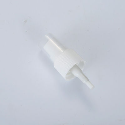 Rociador fino de aluminio blanco acanalado liso 0.12CC 0.07ML/T del perfume del desinfectante del rociador de la niebla