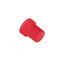 Tapones de tuerca plásticos rojos acanalados Logo Non Spill de encargo 28/415