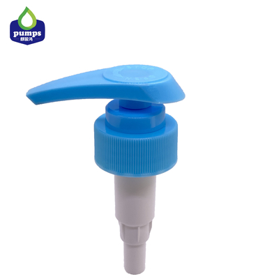 La bomba del dispensador del jabón del detergente para el color azul del tamaño 33m m del cuello de la dosificación 4cc