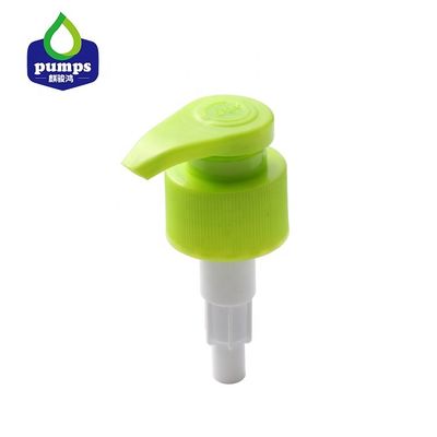 la loción plástica del verde de 2.0g 2.3g bombea el logotipo de encargo del cierre liso