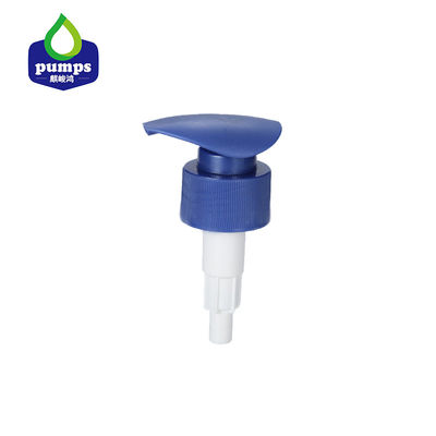 Para arriba abajo del plástico de la cerradura la loción bombea derramamiento del azul 1.2cc 33/410 no