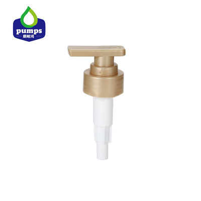 La cabeza 30/400 0.40ml/T de la bomba del dispensador del jabón líquido del champú del pelo proveyó de costillas la cubierta del tornillo