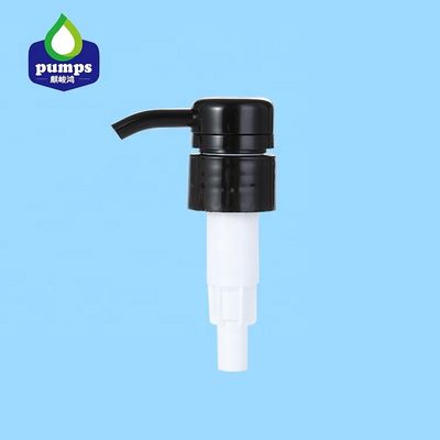 4CC tops plásticos de 1 del galón del champú de la bomba 0.14ml/T del negro del tornillo de la cerradura del jabón bomba del dispensador