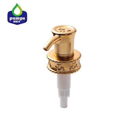 ODM Rose Gold Soap Pump de aluminio ULTRAVIOLETA, 33/410 bomba de la transferencia de la loción